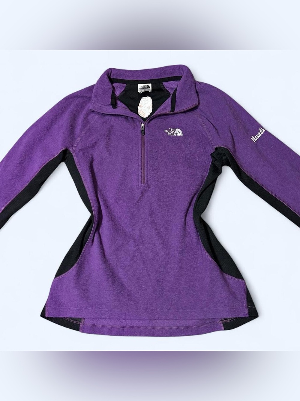 Purple Fitted Quarter Zip Sweater by North Face!